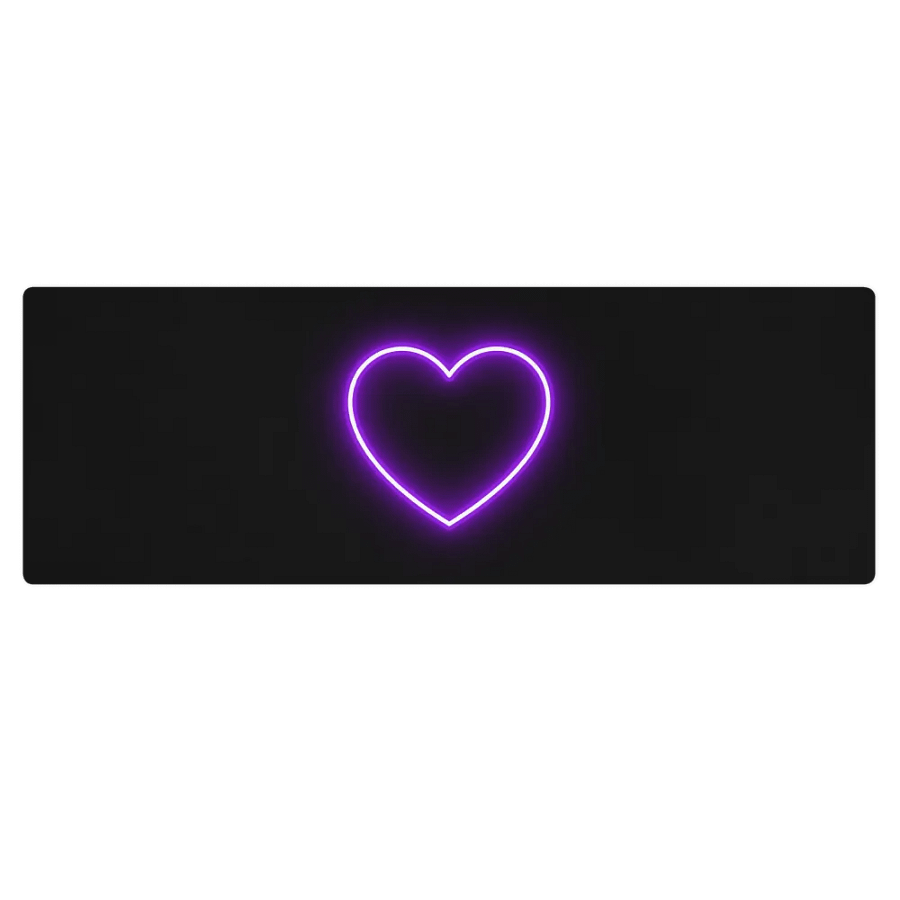 NEON HEART YOGA MATT product image (1)