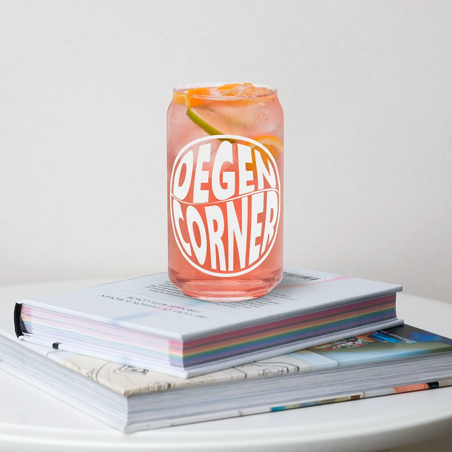 Degen Corner - Soda Glass (light logo) product image (5)