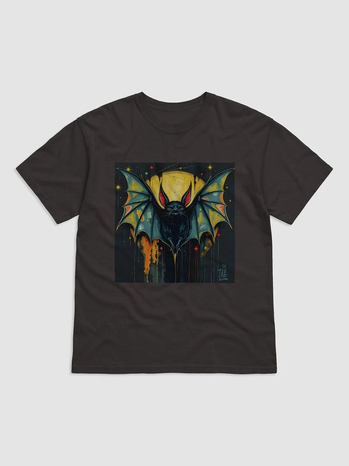 ink drip style bat. Cloud Soft Cotton Tee product image (1)