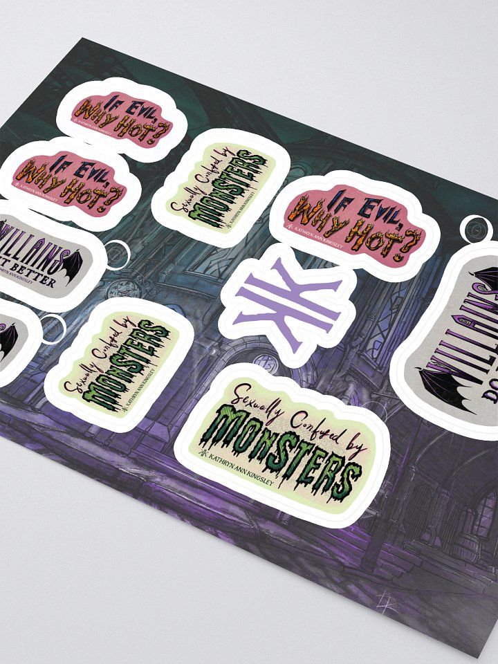 Snarky Branded Sayings Sticker Sheets product image (2)
