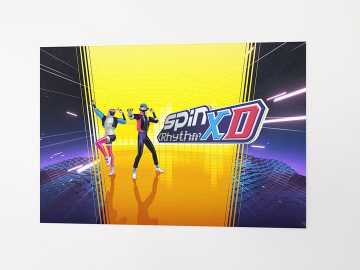 Spin Rhythm XD Heroes Landscape Matte Poster product image (2)