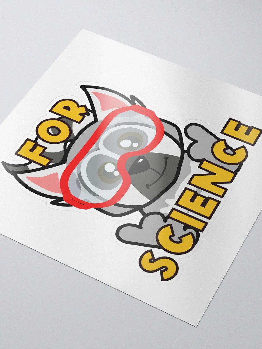 For Science Lemur Kiss-Cut Sticker product image (3)