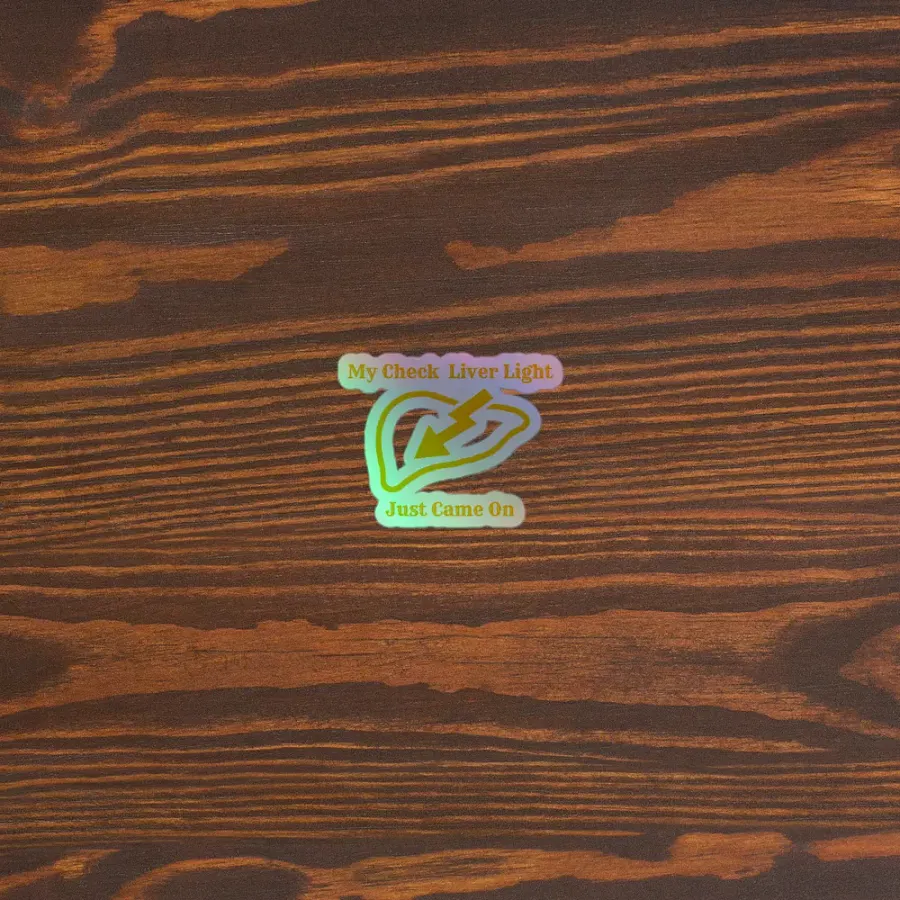My Check Liver Light Holographic Sticker Set product image (5)