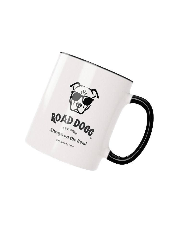 Road Dogg Coffee Mug Black & White 11 or 15 oz. product image (2)