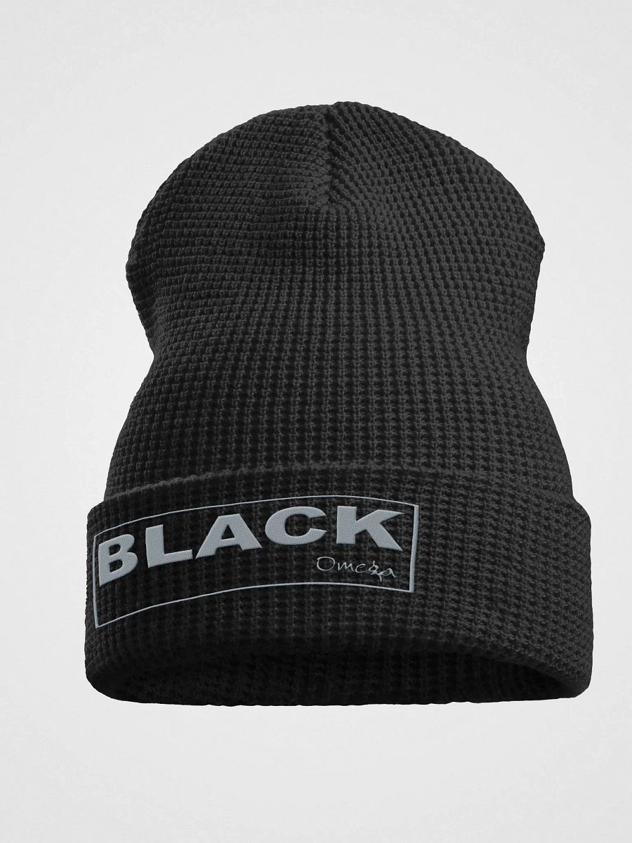 Black By Omega -Light Blue | Waffle Beanie product image (1)