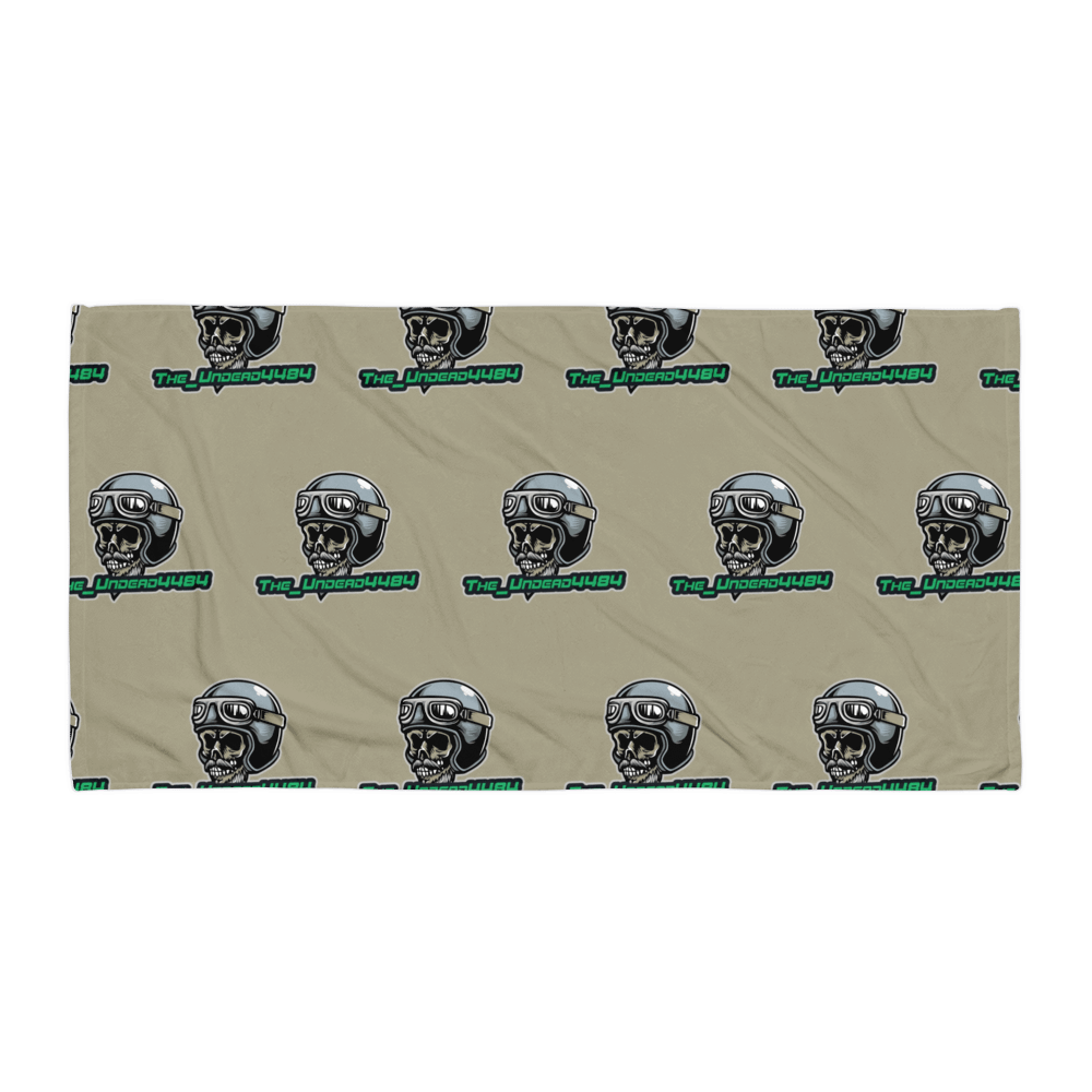 Unruly Biker Skull Sublimated Towel product image (1)