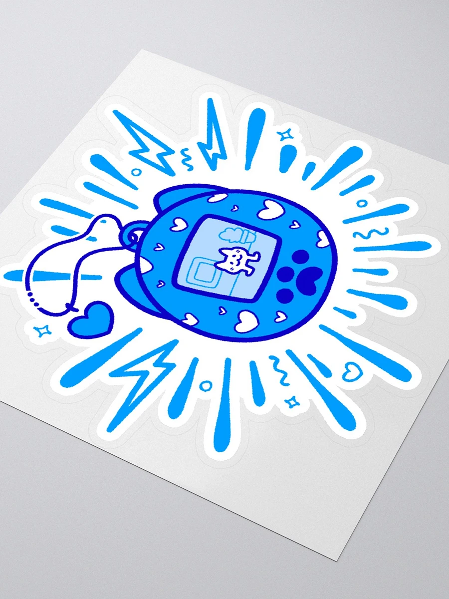 Lovely Digital Meow Sticker - Blue product image (7)