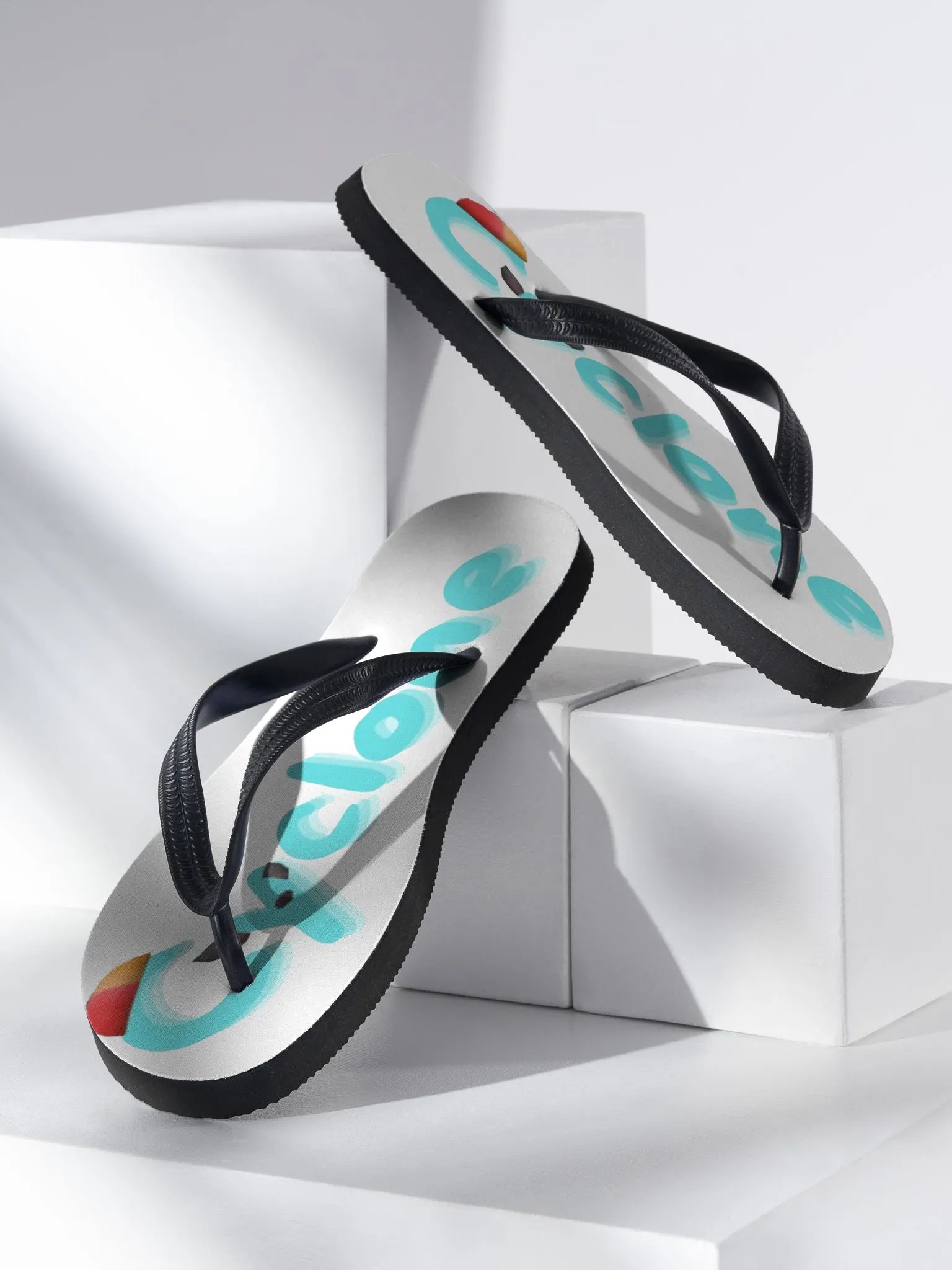 Cyclone Pencil Typography Flip-Flops product image (2)