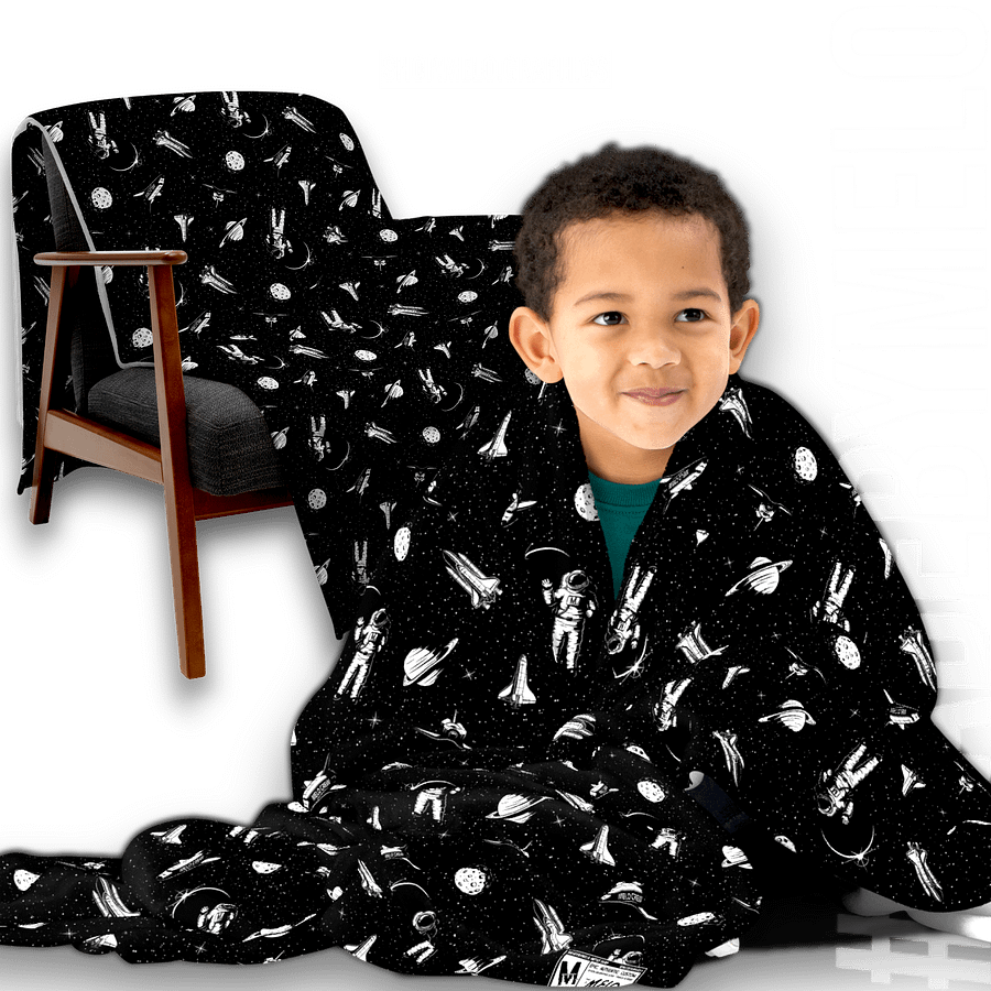 Spaced Out B&W - Blanket | #MadeByMELO product image (3)