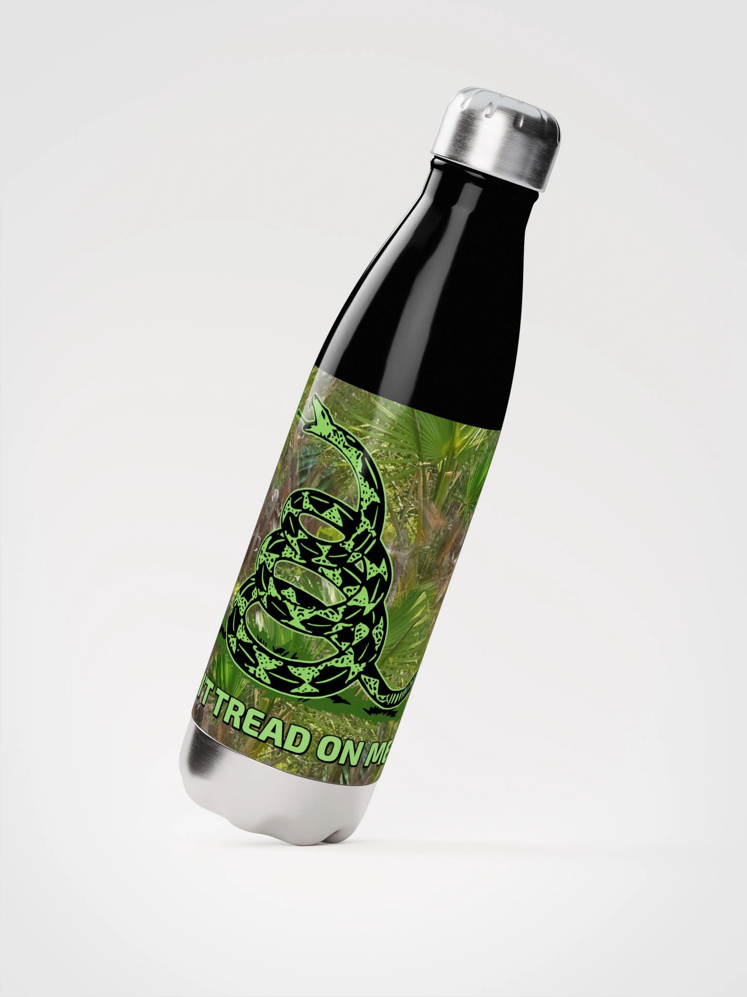 Dont tread on me St. Marks Camo Metal Water bottle product image (2)