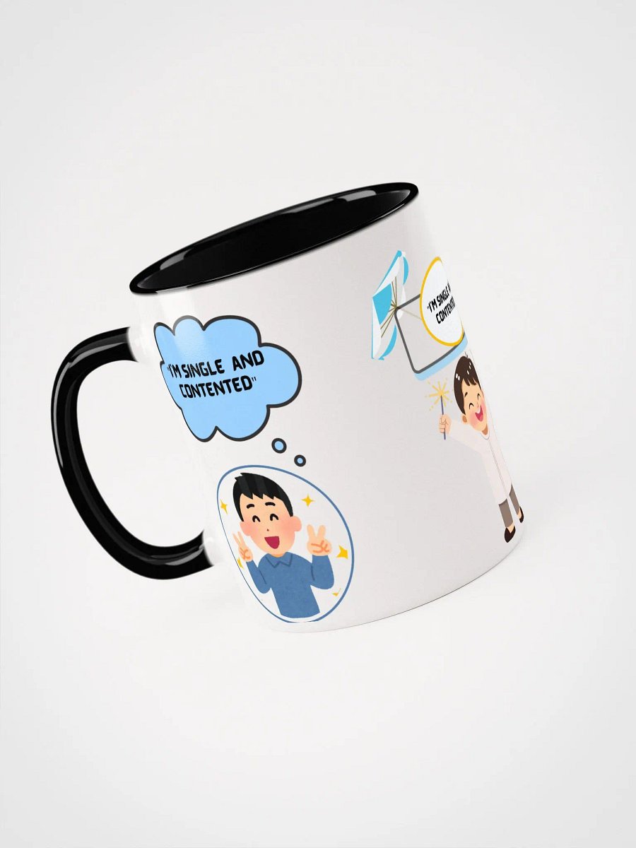 Contented Single Thoughts Mug product image (20)