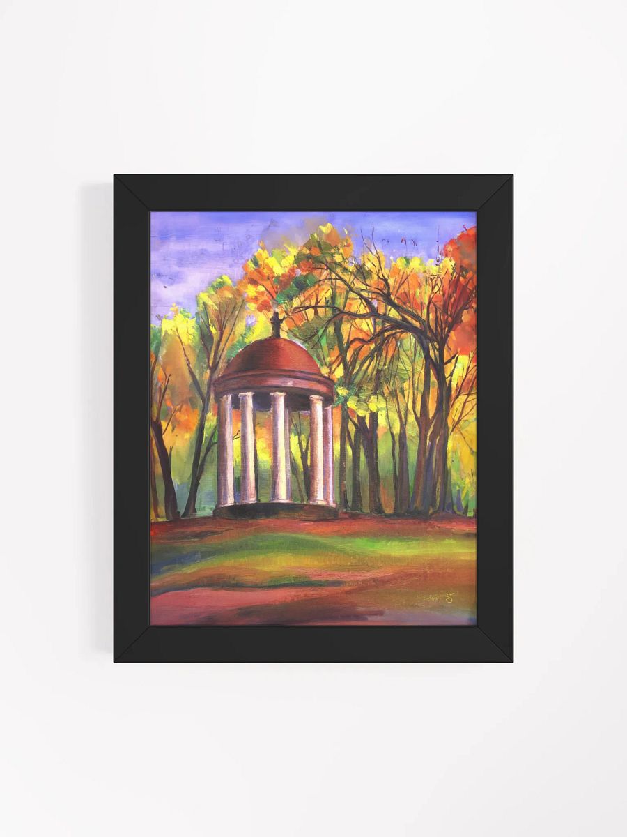 Autumn Pavilion Impressions Framed Poster - Romantic Gazebo product image (22)
