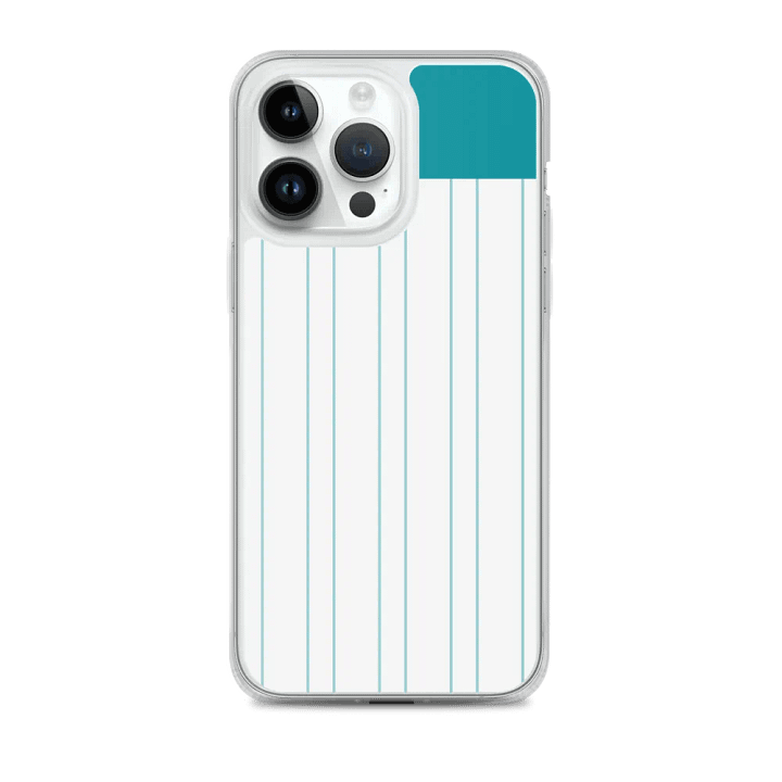 Teal Fusion MagSafe® iPhone® Clear Case product image (2)
