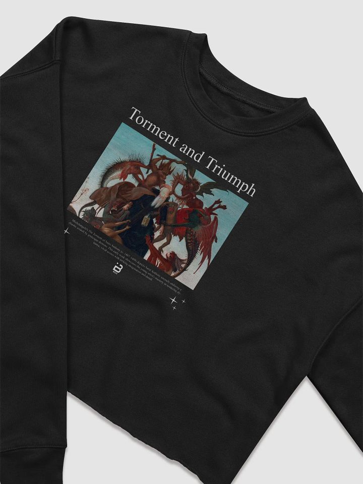 Torment and Triumph - BUIII Remix Women's Fleece Crop Sweatshirt product image (2)