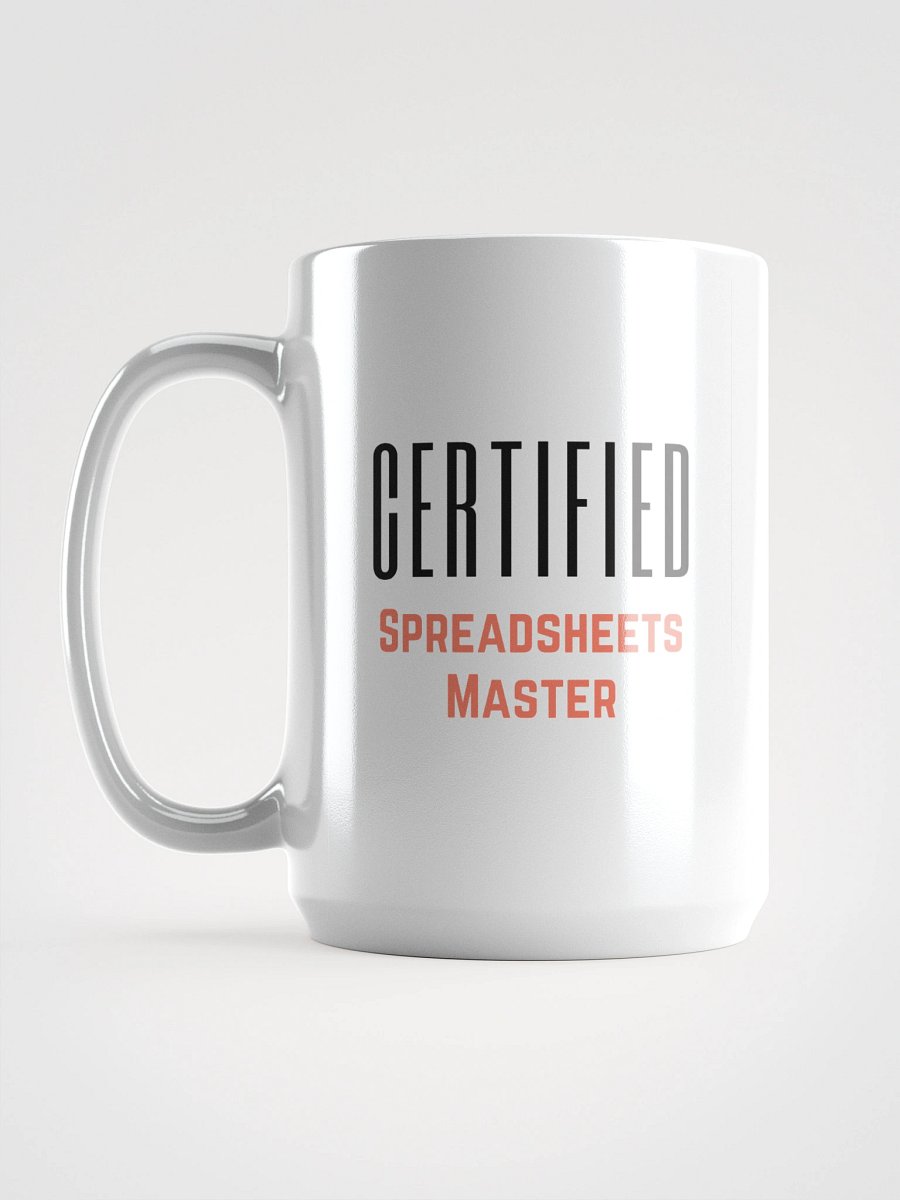 Certified Spreadsheets Master - Mug product image (1)
