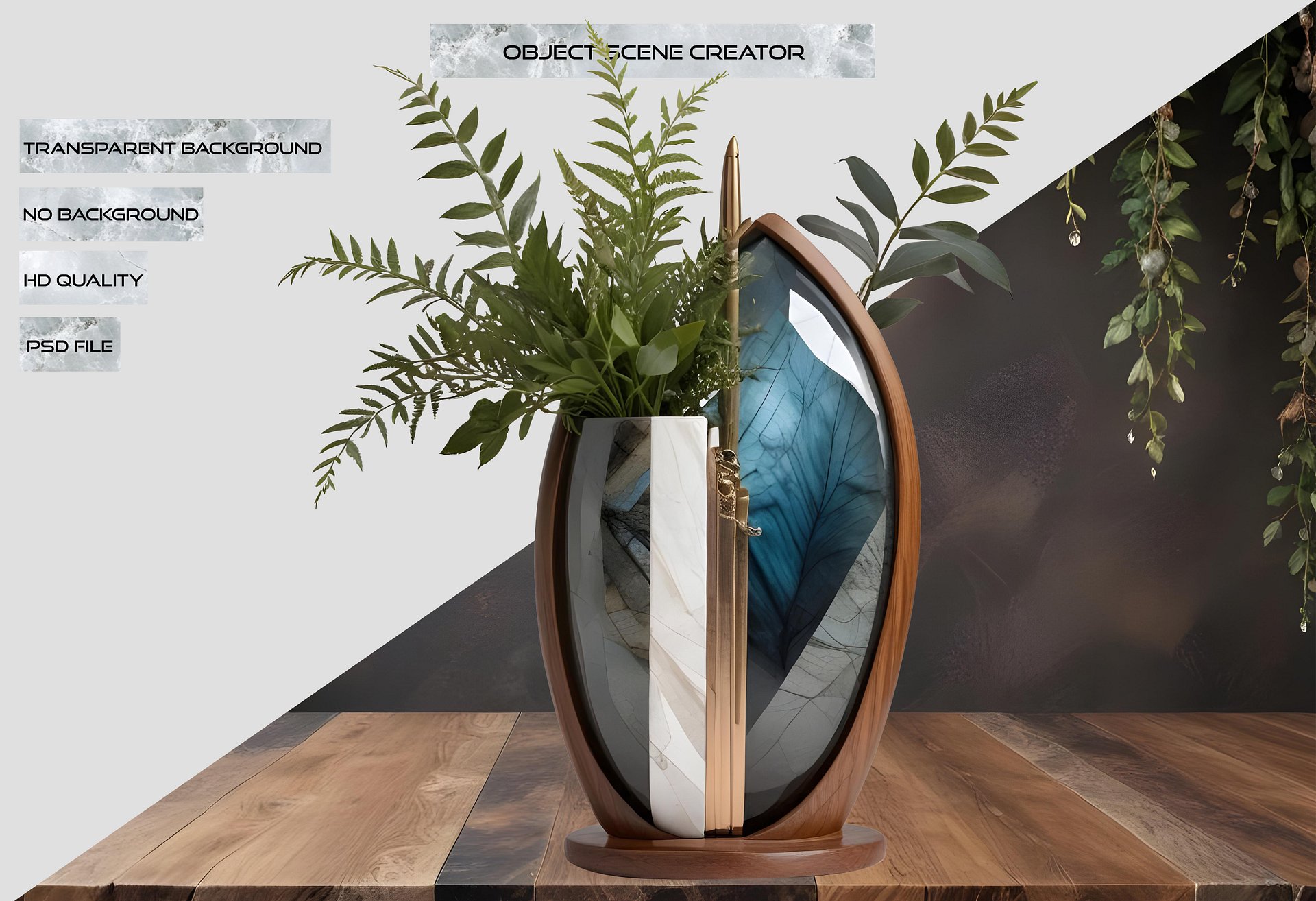 Celestial Symphony Harmony Vase – PNG product image (2)