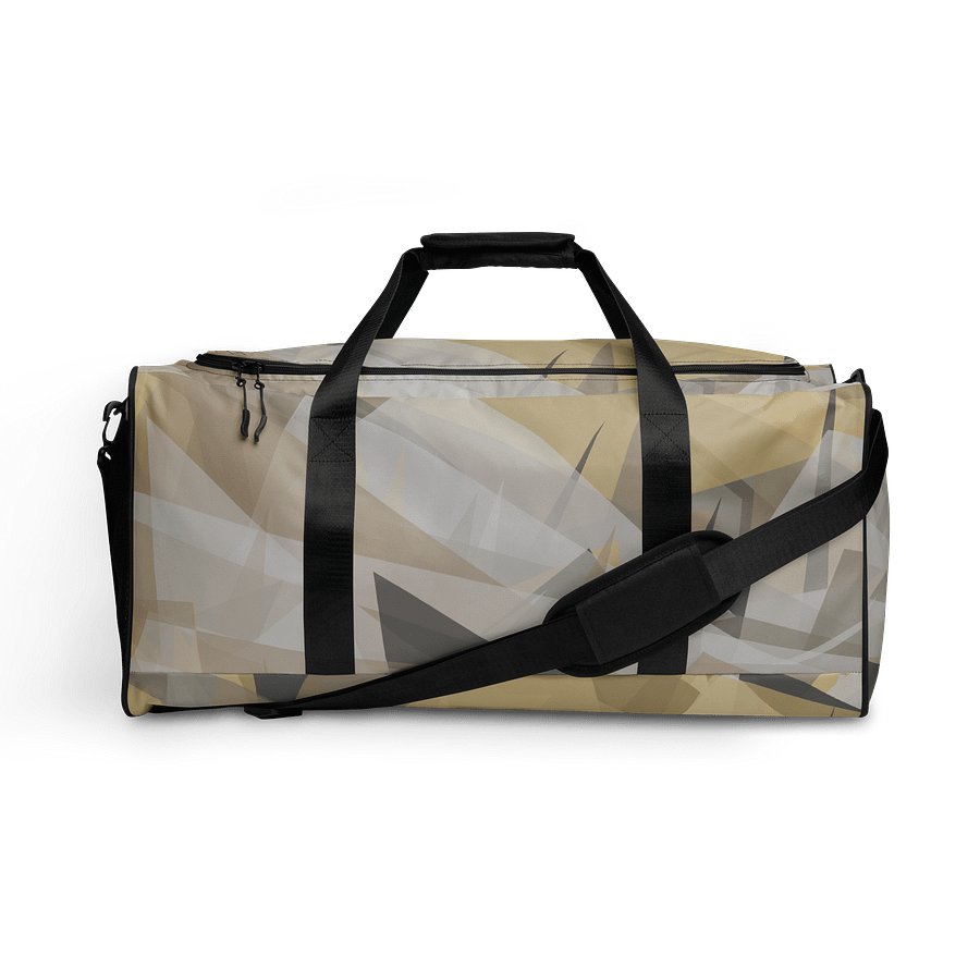 Fragmented Earth Tones Duffle Bag product image (1)