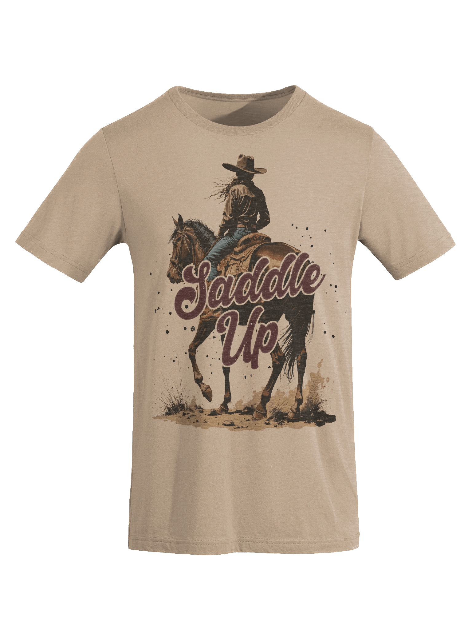 The "Saddle Up" Vintage Triblend T-shirt product image (4)