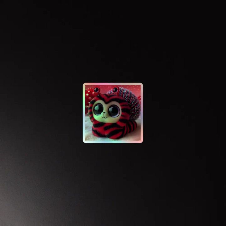 Whimsical Snail Holographic Sticker Sheet product image (4)