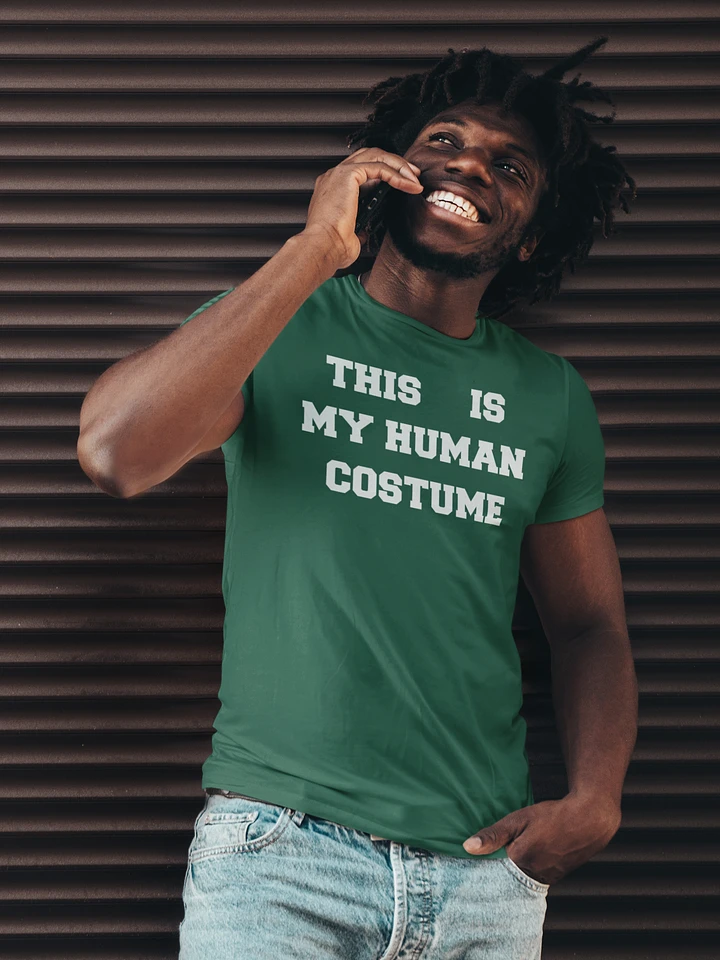 This is my human costume supersoft unisex t-shirt product image (9)