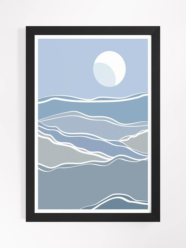 Serenity Waves Framed Poster product image (1)