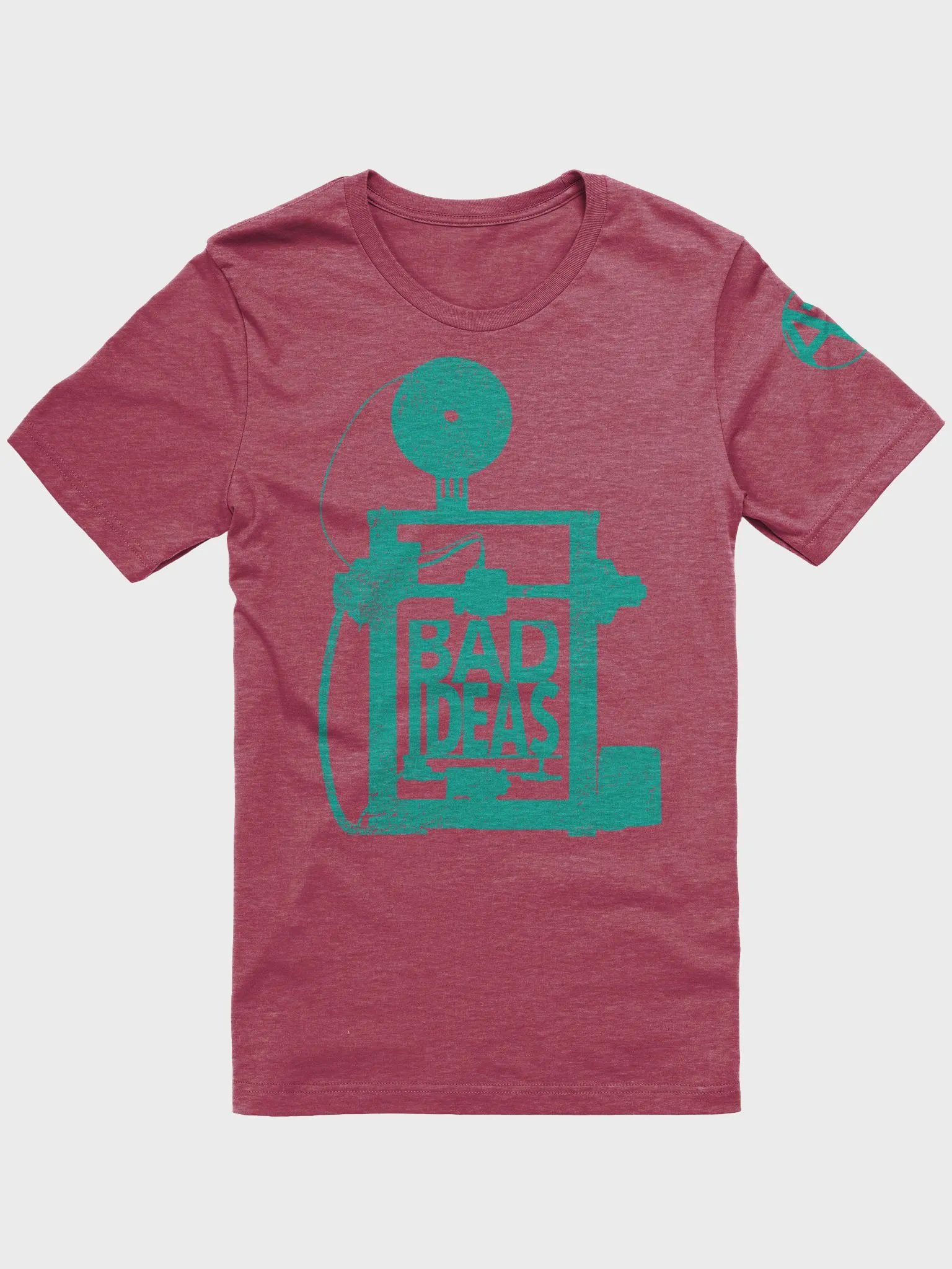 Printing Bad Ideas (Teal on Pink/Maroon) product image (1)