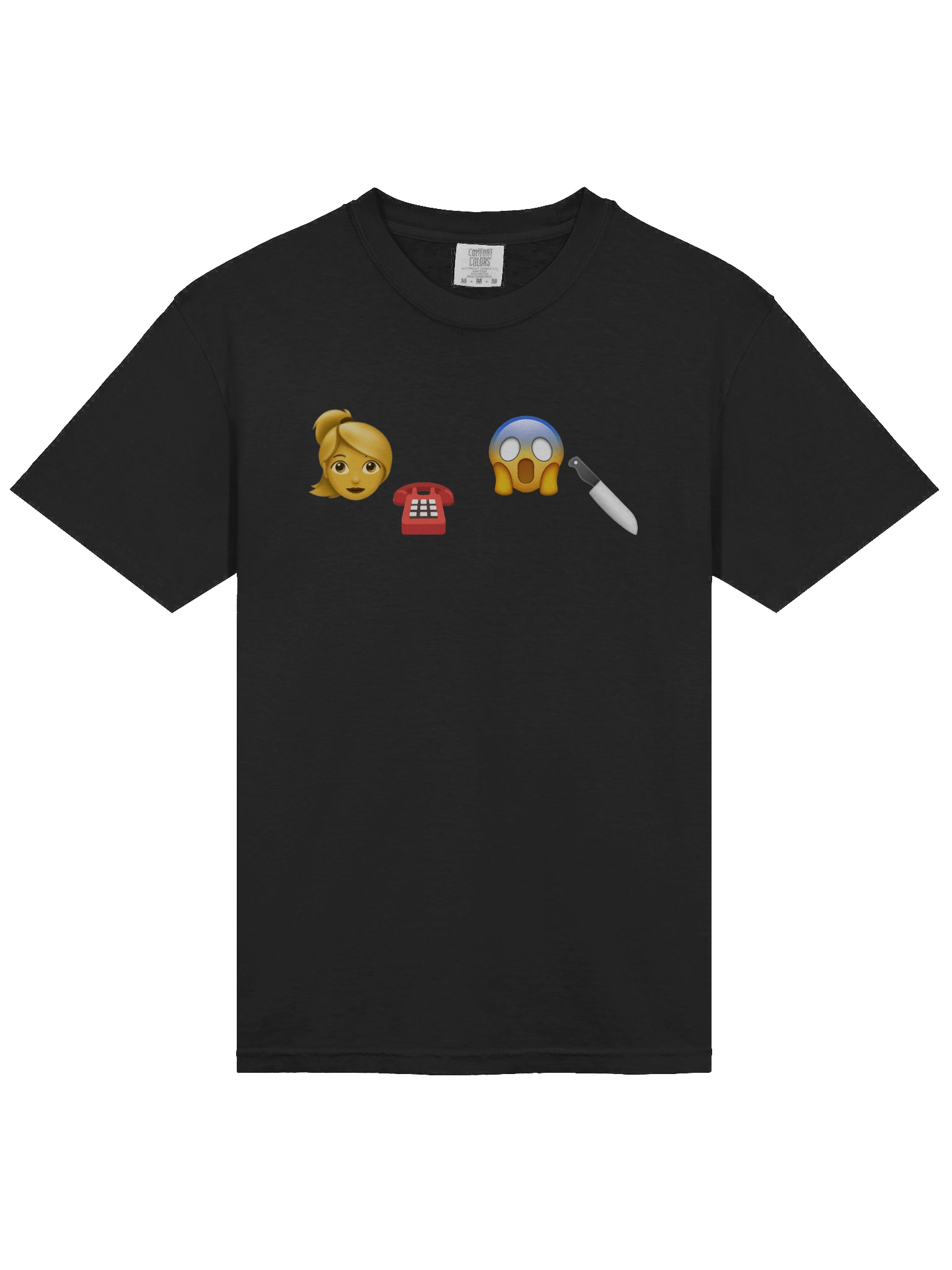 Scarymoji Stabby Phone Tee product image (3)
