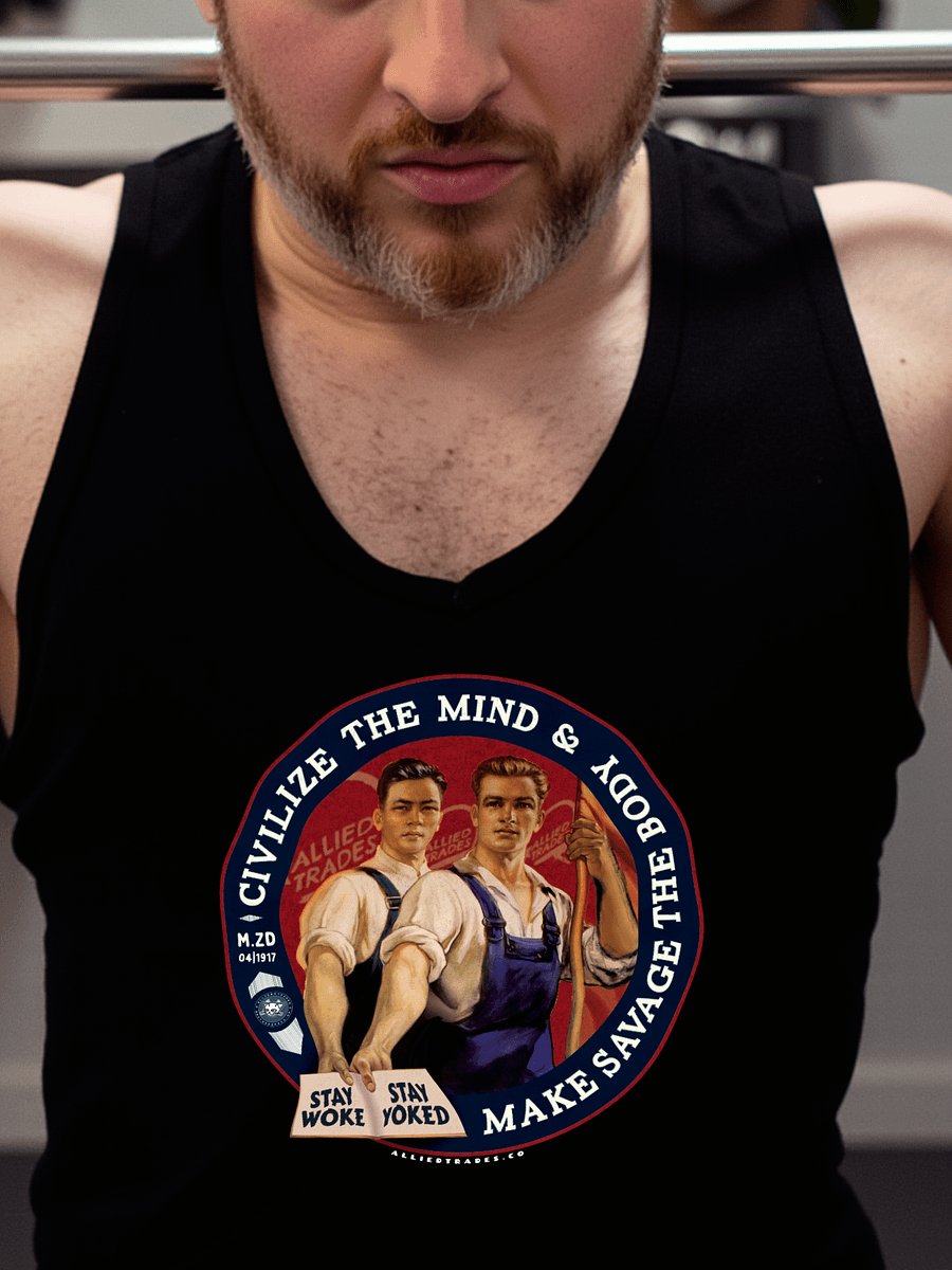Stay Woke! Stay Yoked! Tankie Top! product image (4)