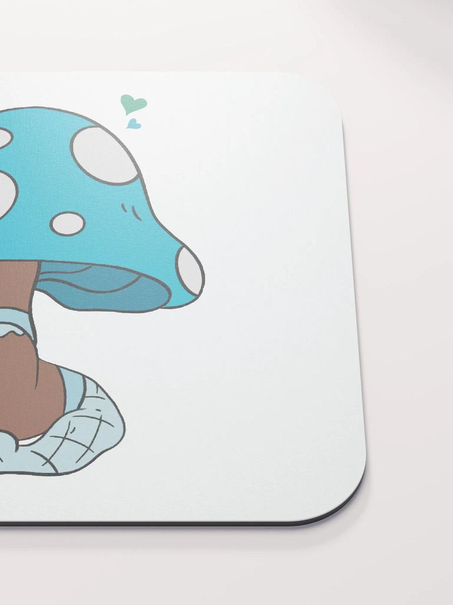 Mushroom Baddie Desk Mat - Dark Blue product image (5)