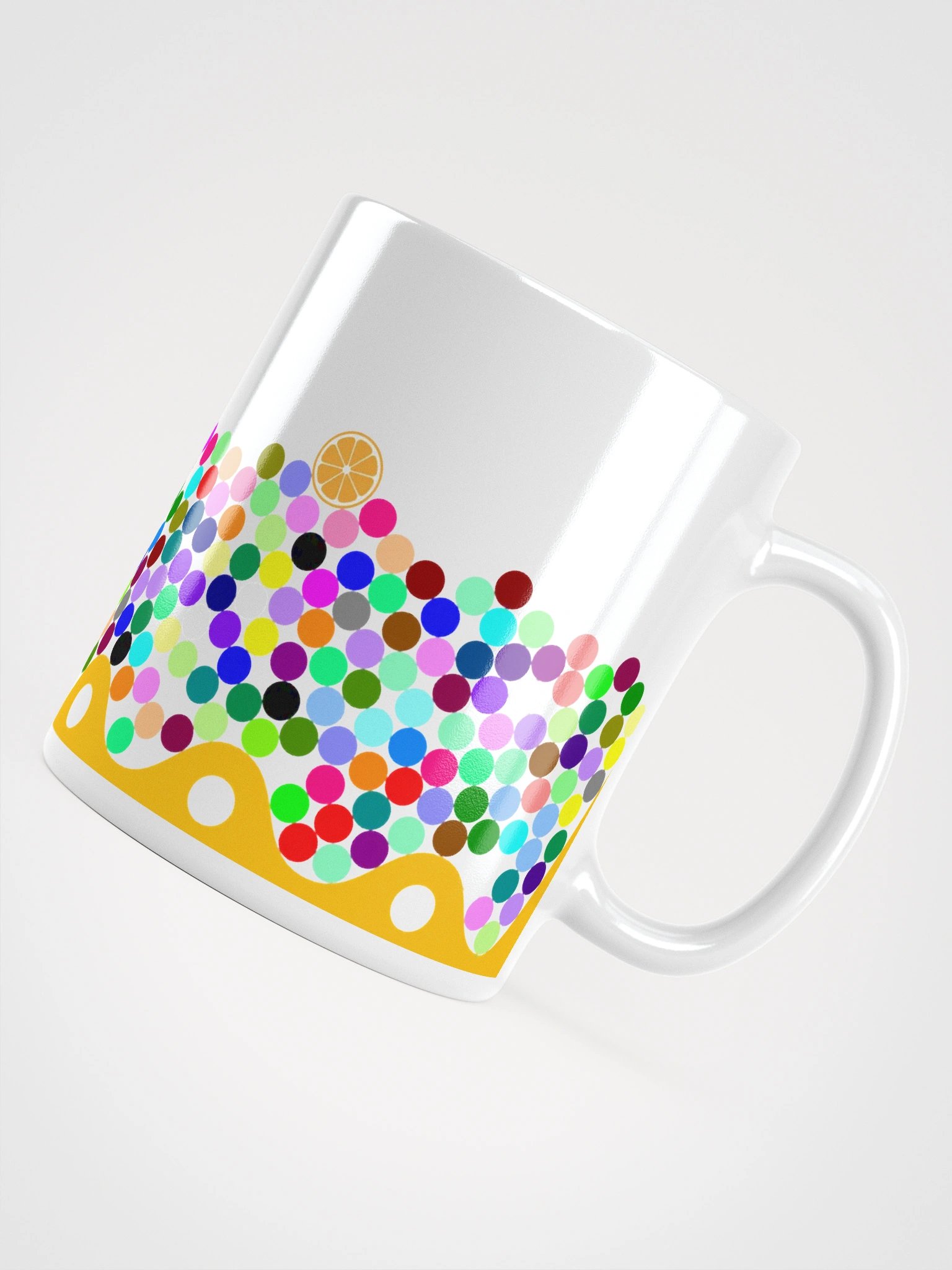 Colorful Marbles Mug (White) product image (12)