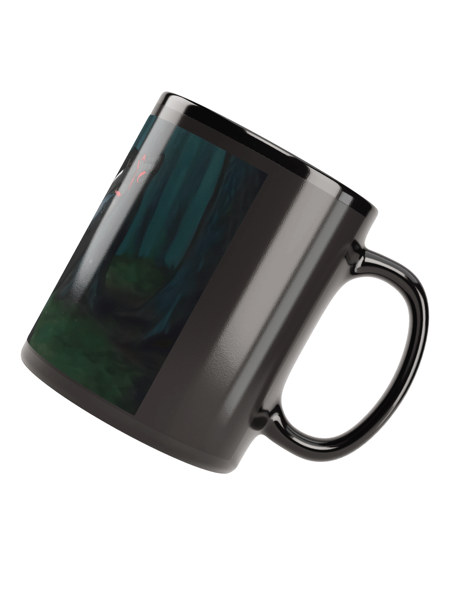 Cartoon Shadow Mug (Black) product image (4)