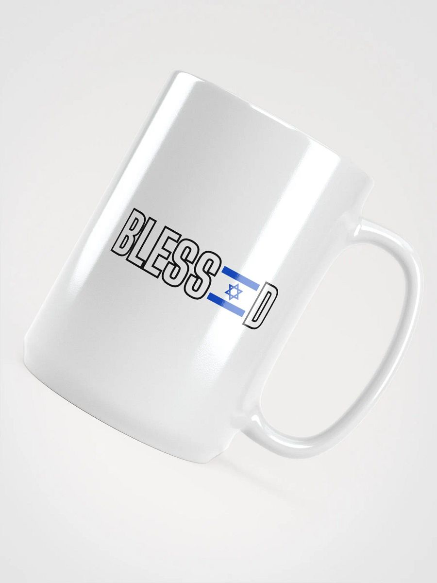 “BLESSED” White Mug – Flag Edition product image (4)