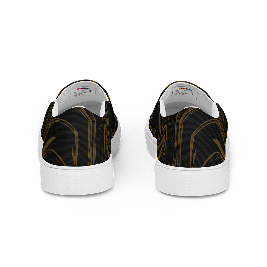 Golden Swirl Women's Slip-On Shoes product image (4)