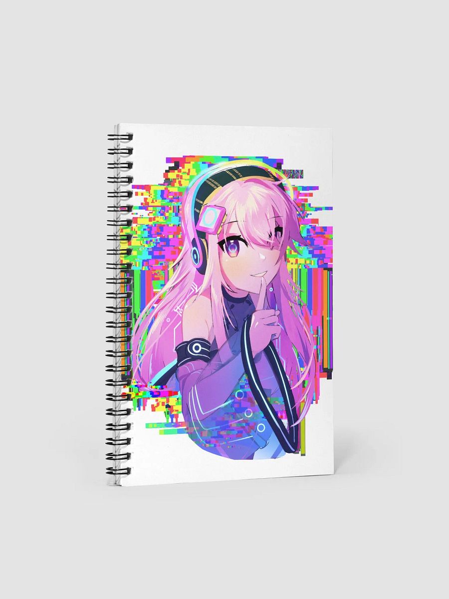 Akheera Notebook Background Ver (With Retro Chibi on back) product image (1)