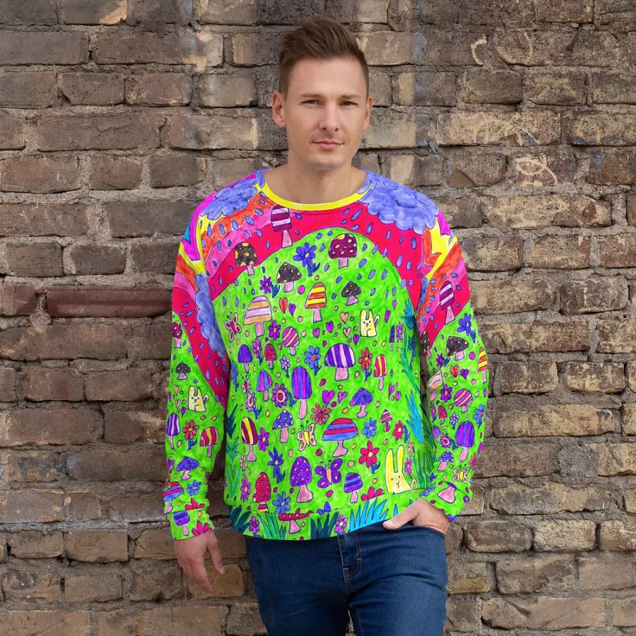 Abstract Nature's Doodle Art Unisex Sweatshirt product image (5)