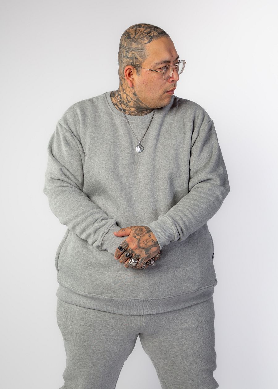Heathered Fog Crewneck product image (4)