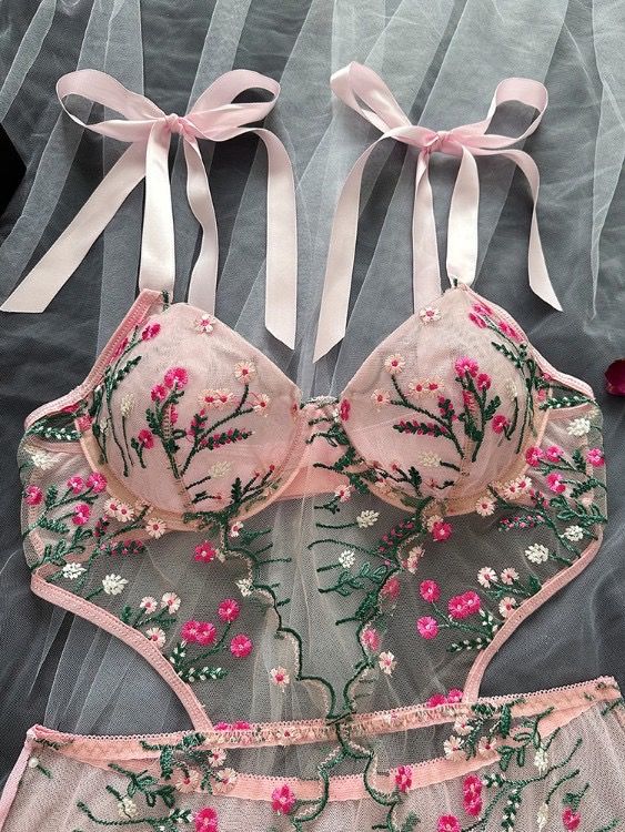Floral teddy product image (4)