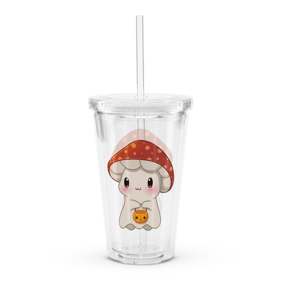 Mushie Ghost Plastic Tumbler product image (5)