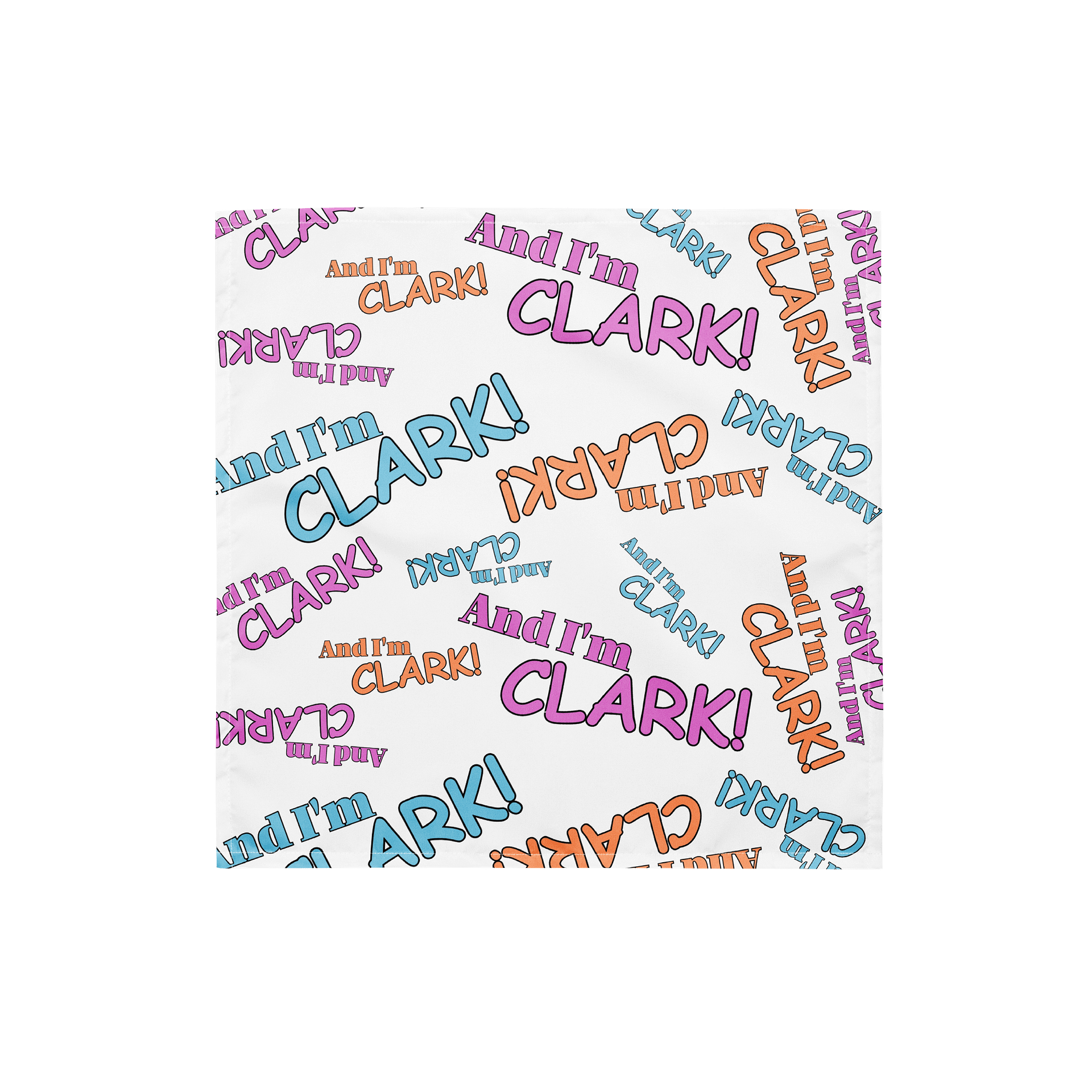 AND I'M CLARK! Bandana product image (1)