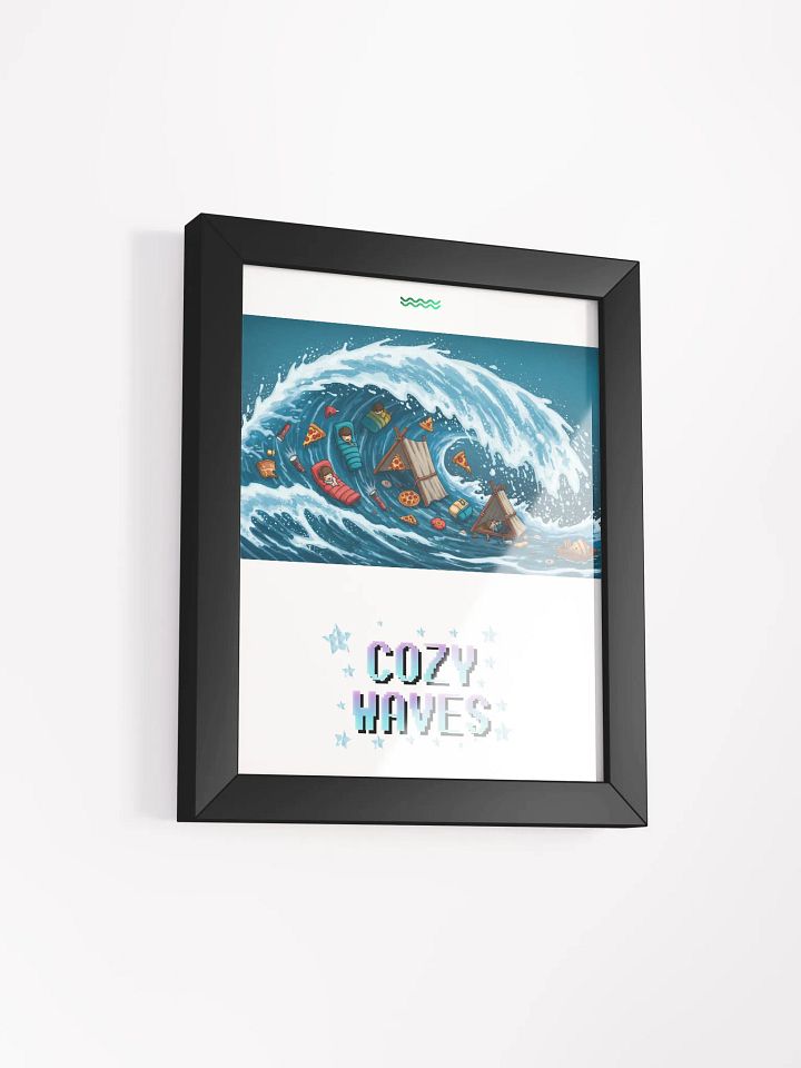 Whimsical Ocean Wave Camping Poster product image (5)