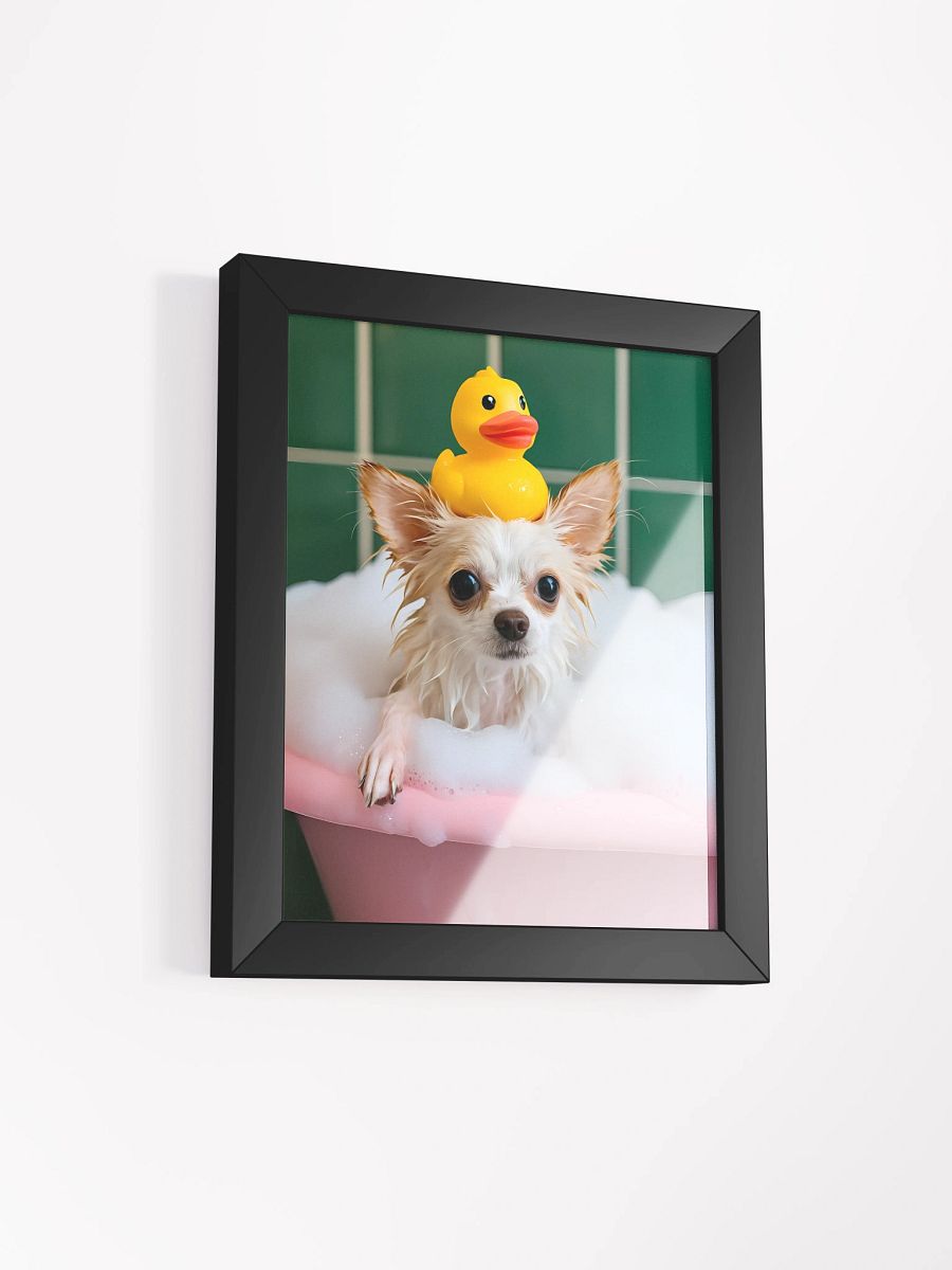 Bubbly Chihuahua Framed Matte Poster product image (3)