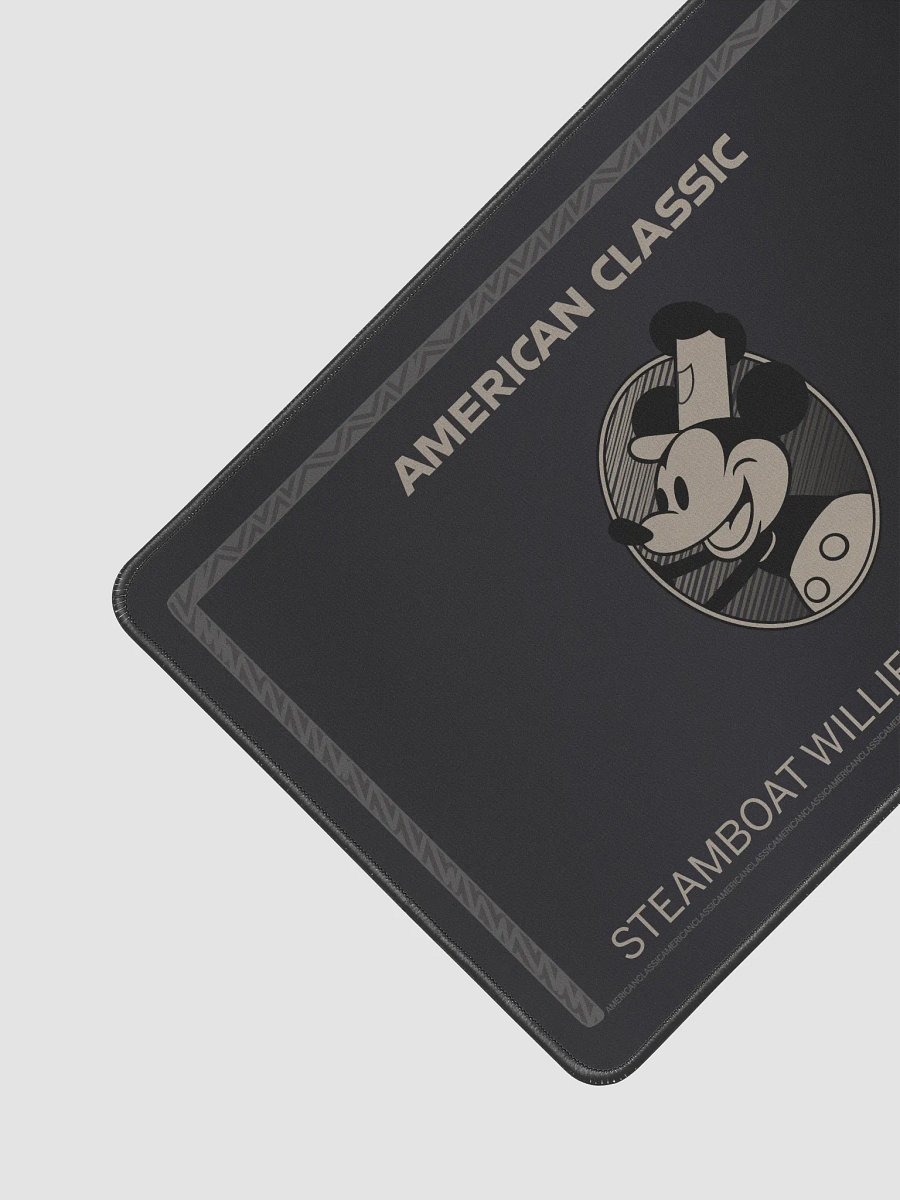 Steamboat Willie Desk Mat in Black product image (2)