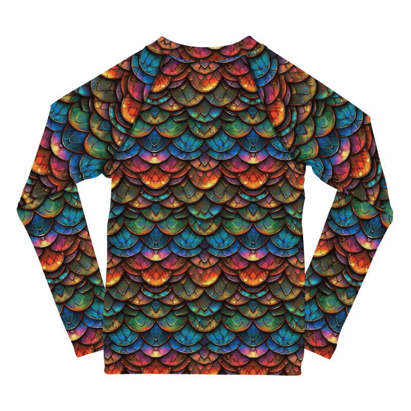 Wild Dragon Scale Kids Rash Guard #3 product image (2)