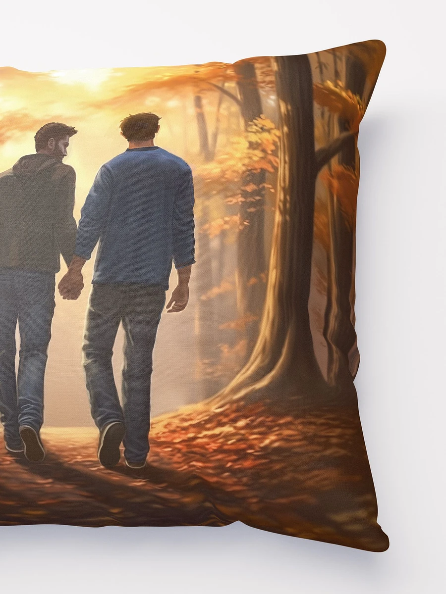 Fall Romance - Gay Couple Throw Pillow product image (3)