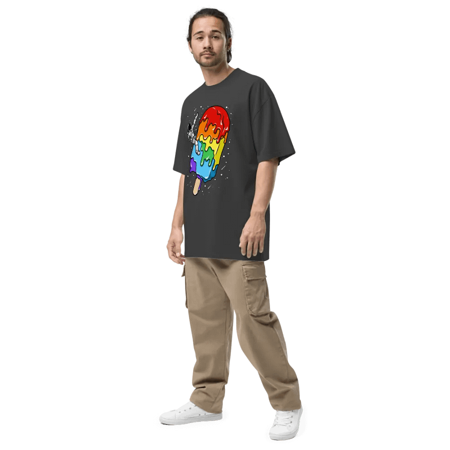 Ice Cream Astronaut - Rainbow - Oversized Tee product image (6)