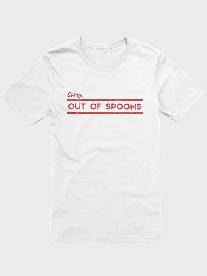 Out of S[poons] Comfort T-Shirt product image (1)