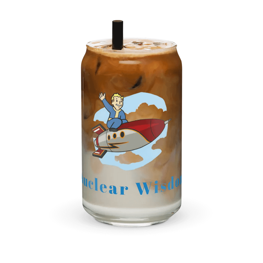 Nuclear Wisdom Can Shaped Glass Cup product image (36)