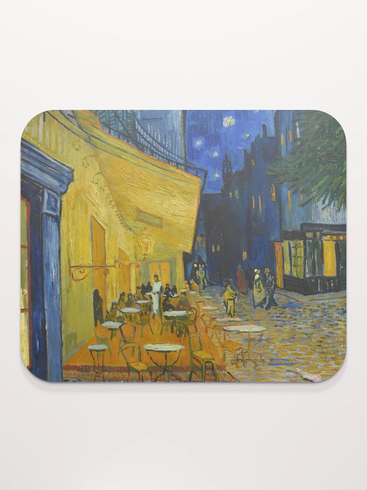 Café Terrace at Night Mouse Pad product image (2)