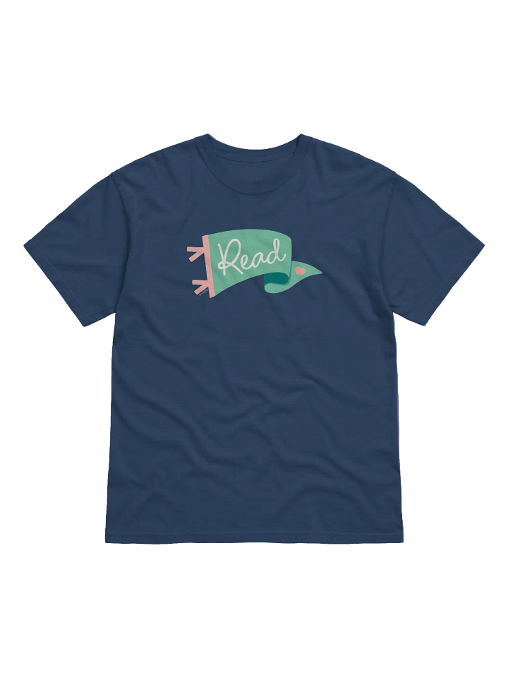 Go Team...Read! Mint Pennant Heavyweight T-Shirt product image (1)