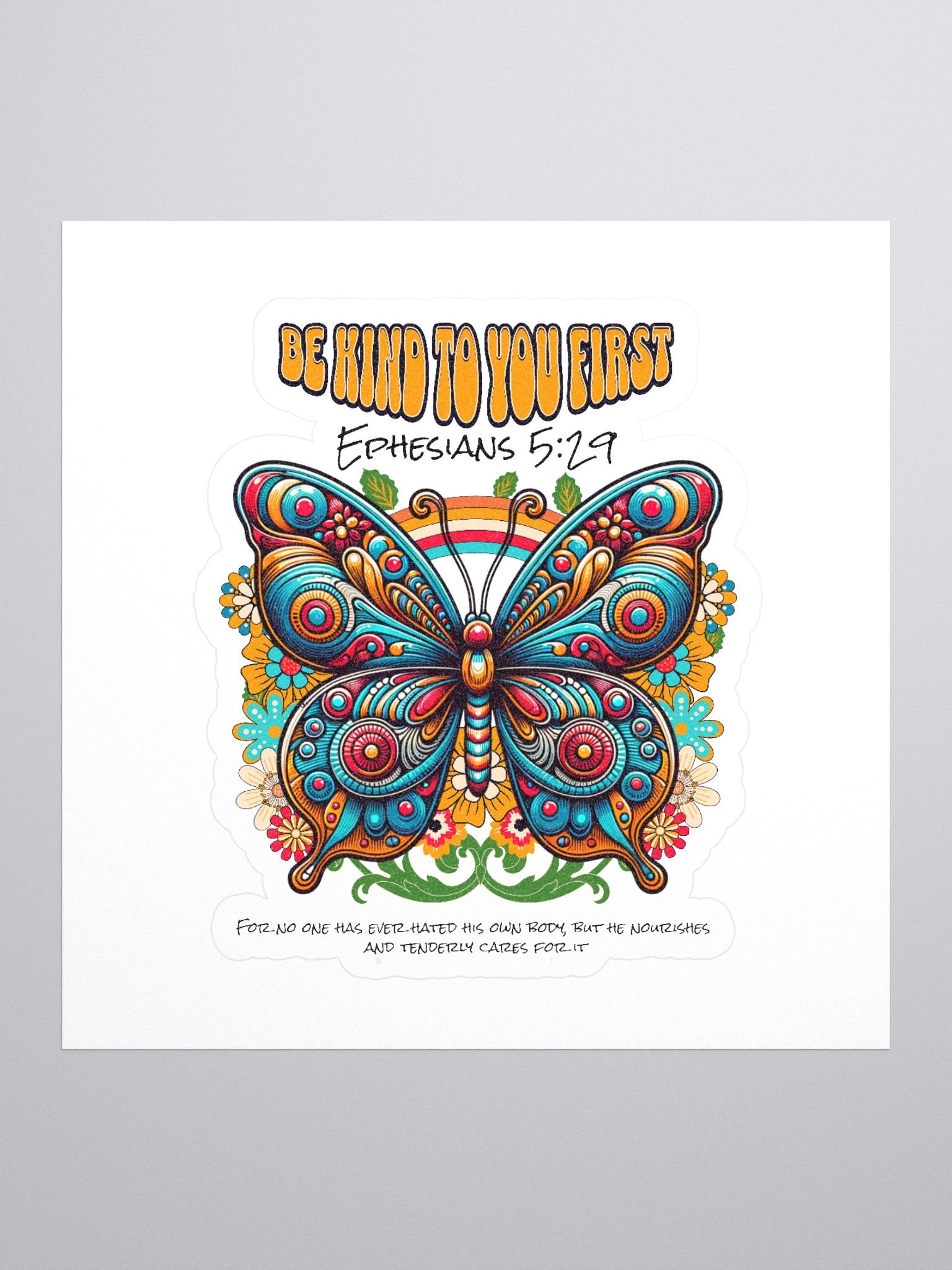 Be Kind - Ephesians 5:29 Scripture Sticker product image (2)
